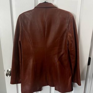 North beach leather Michael Hoban- brown leather jacket